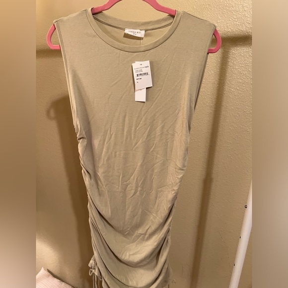 Light Green Mini Dress - Picture 3 of 5